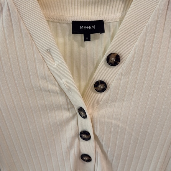 Me + Em Button Top Ribbed - Picture 2 of 3